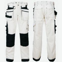 WHITE CARGO PANTS